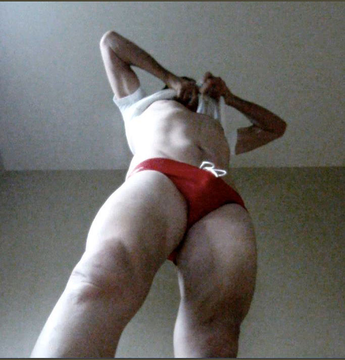 Red speedos are just asking for it